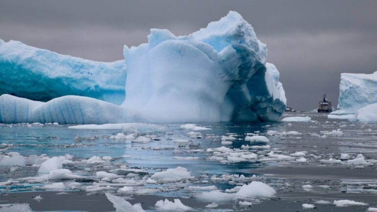 Capa de hielo marino alcanzó mínimo histórico en febrero